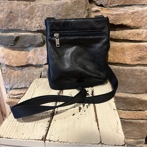 Black Leather‎ FRYE Crossbody Bag